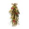 Northlight 24" Autumn Harvest Wheat and Eucalyptus with Feathers Teardrop Swag - Unlit